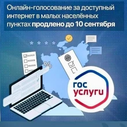 Всероссийское голосование за подключение к мобильному интернету малых населенных пунктов.